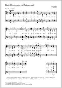 Halmos, László: Hodie Christus natus es / Tui sunt coeli