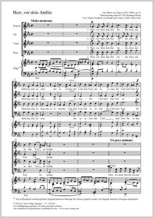 Eyken, Jan Albert van: Herr, vor dein Antlitz