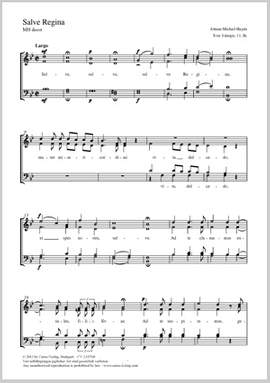 Haydn, Johann Michael: Salve Regina