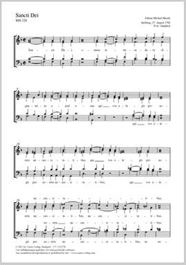 Haydn, Johann Michael: Sancti Dei