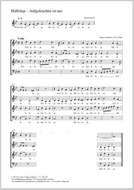 Gabrieli, Andrea / Meuser, Michael: Halleluja – Aufgeleuchtet ist uns