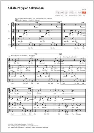 Schanderl, Hans: SolDo Phrygian Solmisation