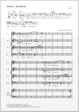 Gabrieli, Giovanni: Sanctus  Benedictus