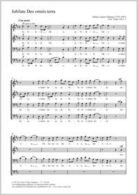 Aiblinger, Johann Caspar: Jubilate Deo omnis terra