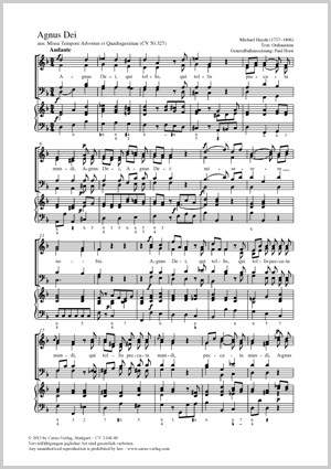 Haydn, Johann Michael: Agnus Dei