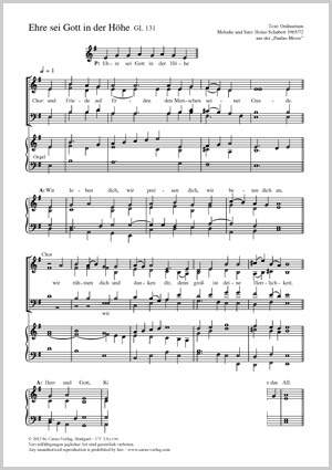Schubert, Heino: Ehre sei Gott in der Höhe