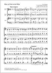 Stainer, John: Originaltitel: Glory be to God on high