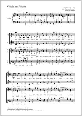 Barnard, John: Verleih uns Frieden
