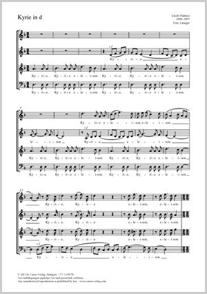 Halmos, László: Kyrie in d