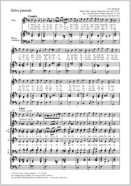 Charpentier, MarcAntoine: Salve puerule