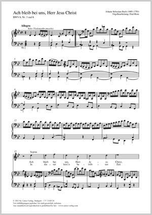 Bach, JS: Ach bleib bei uns, Herr Jesu Christ