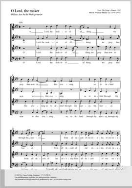 Mundy, William: O Lord, the maker