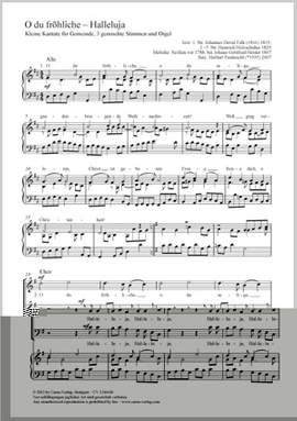 Herder, Johann Gottfried: O du fröhliche –  Halleluja