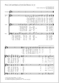 Seeger, Ulrich / Franc, Guillaume / Bourgeois, Loys: Preis, Lob und Dank sei Gott dem Herren