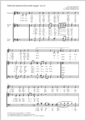 Graf Münster, Michael / Schop, Johann: Sollt ich meinem Gott nicht singen