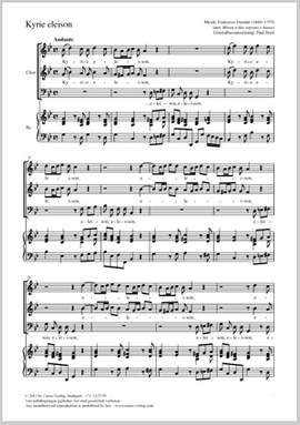 Durante, Francesco: Kyrie eleison