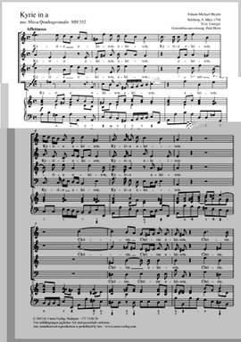 Haydn, Johann Michael: Kyrie in a