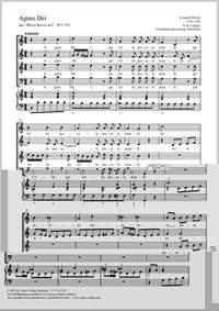 Mozart, Leopold: Agnus Dei