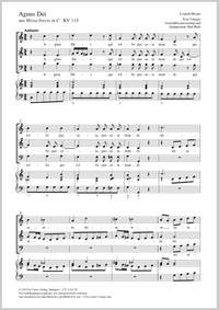 Mozart, Leopold: Agnus Dei