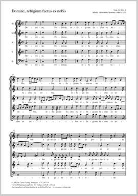 Scarlatti, Alessandro: Domine, refugium factus es nobis