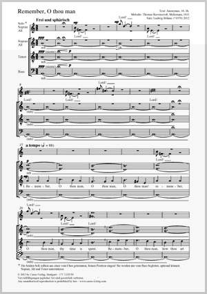 Ravenscroft, Thomas: Remember, o thou man