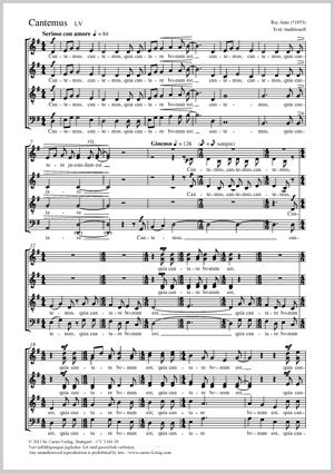 Arne, Ilze: Cantemus