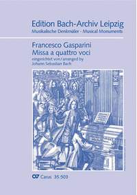 Gasparini, Francesco: Missa a quattro voci