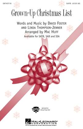David Foster_Linda Thompson: Grown up Christmas List