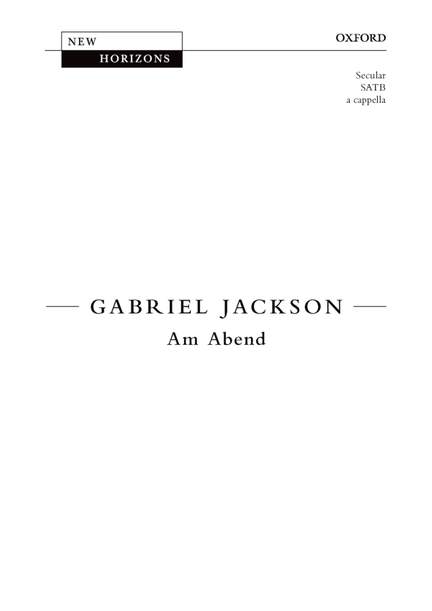 Jackson, Gabriel: Am Abend
