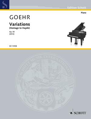 Goehr, A: Variations op. 93