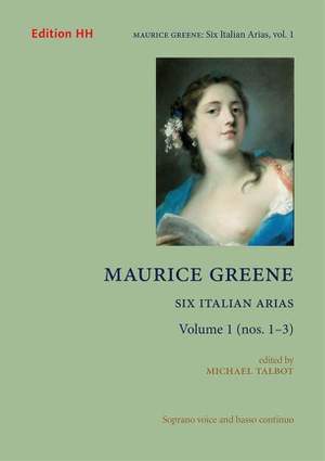 Greene, M: Six Italian Arias Vol. 1