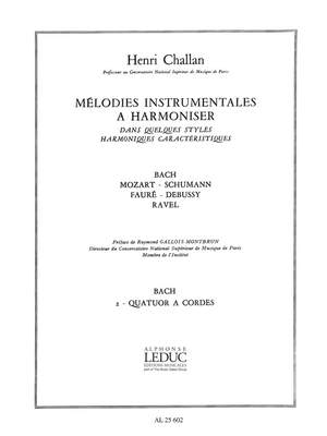 Henri Challan: Melodies Instrumentales a Harmoniser Vol. 02