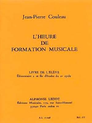 Jean-Pierre Couleau: L'heure de formation musicale - Elém. 2 - Elève