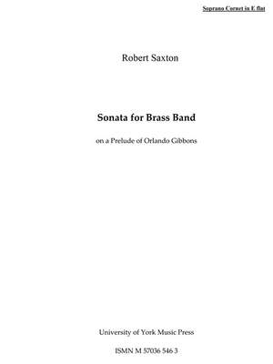Robert Saxton: Sonata For Brass Band On Prelude By O. Gibbons