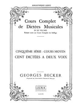 Becker: Cours Complet de Dictees Cours Moyen 5eme Serie 2