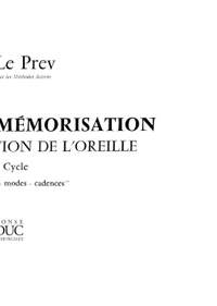 Le Prev: Exercices De Memorisation