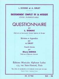 Donne: Donne Questionnaire Elementaire Teaching Material