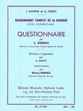 Donne: Donne Questionnaire Elementaire Teaching Material