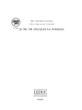 Dufay: Per Cantare E Sonare-Je Ne Vis Oncques La Pareille