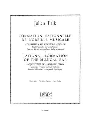 Falk: Formation Rationnelle De l'Oreille Musicale Vol. 2