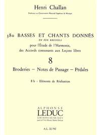 Henri Challan: 380 Basses et Chants Donnés Vol. 8B