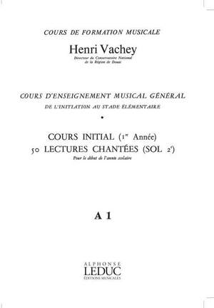 Vachey: Cours Enseignt Musical Gen. 1ere Annee Deb S Ac A1