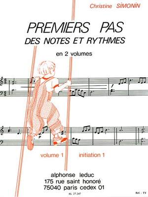 Simonin: Simonin Premiers Pas Des Notes Et Rythmes Vol. 1