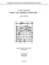 Pierre Grouvel: Cahiers d'Analyse 4: Dutilleux Tout Un Monde ...