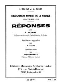 Donne: Reponses Superieur Teaching Material Book