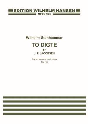 Wilhelm Stenhammer: To Digte Af J.P. Jacobsen Op.10