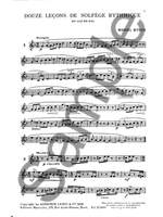 Marcel Bitsch: 12 Lecons Solfege Rythmique Cle de Sol A Product Image