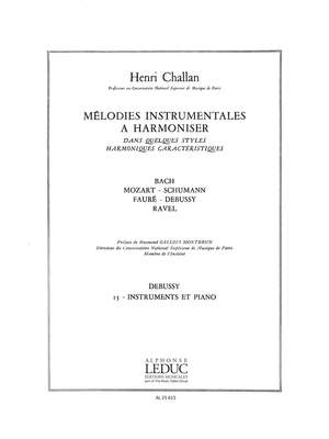 Henri Challan: Melodies Instrumentales A Harmoniser Volume 15