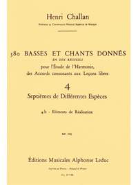 Henri Challan: 380 Basses et Chants Donnés Vol. 4B