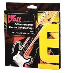 Volt E-Gitarrensaiten (Stahl) - Satz
